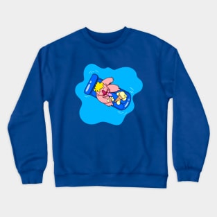 Blue Lilo Crewneck Sweatshirt